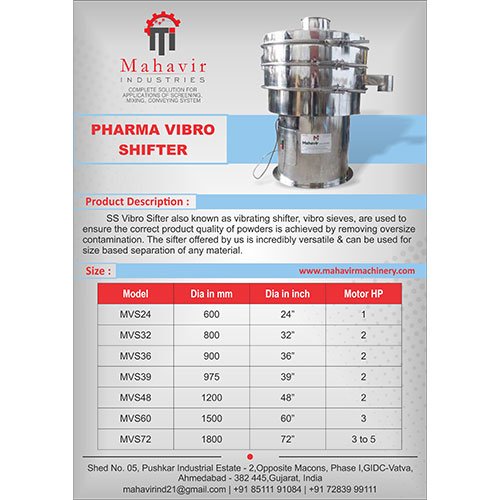 Vibro Sifter Machine